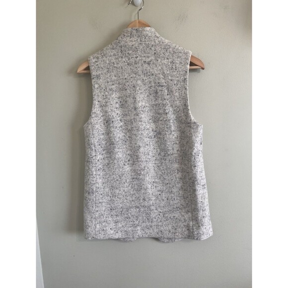 Club Monaco Vest Coat Estimated Size XS Wool Blend Button Closure Pockets - Picture 5 of 8